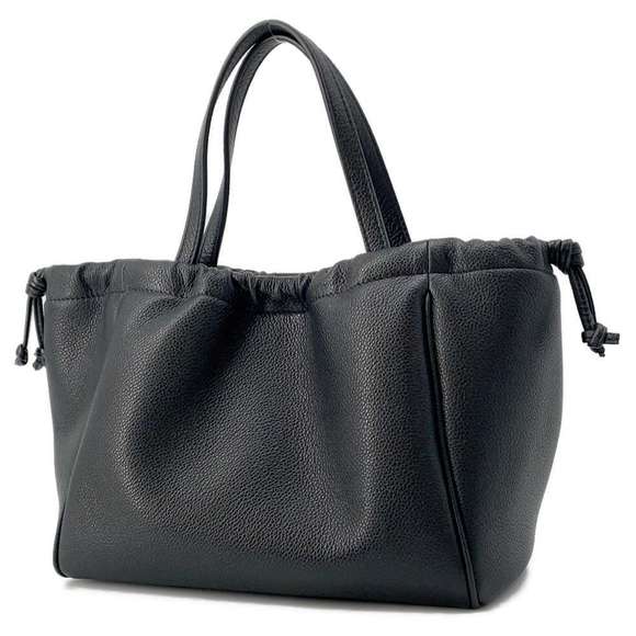 Celine Small Hippo Drawstring Cuile Triomphe Shoulder Bag Black - Picture 2 of 13